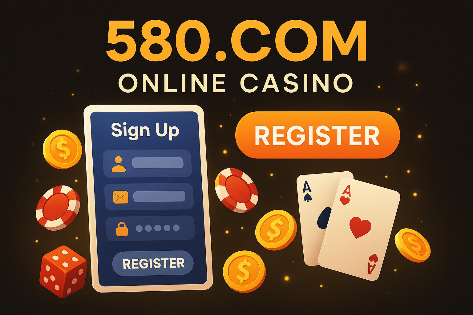 Não Perca tempo, o rRgistro na site 580.COM